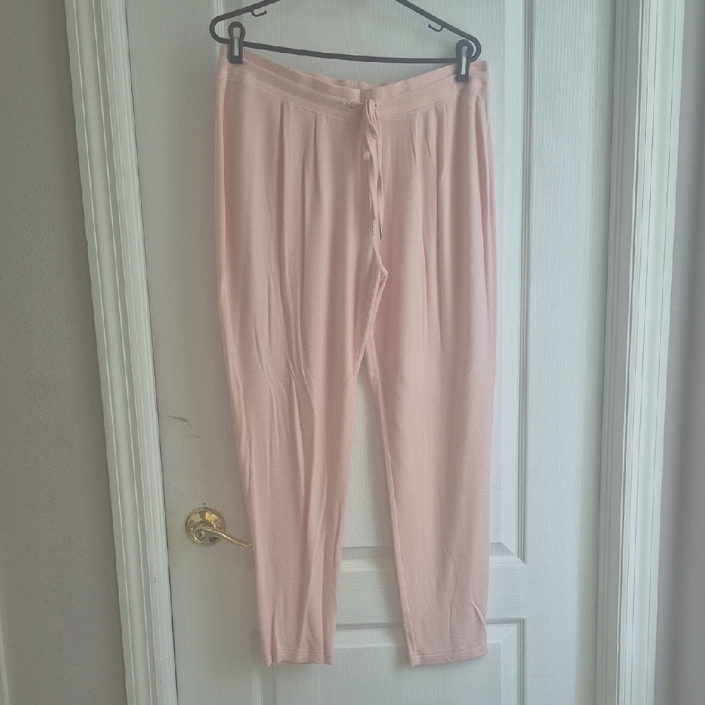 Gilligan & O'Malley Pink Confortable Pants In Size Large